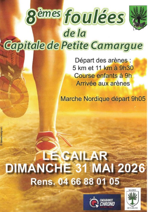 Foulée de la Capitale de Petite Camargue - Dimanche 31 mai Le Cailar