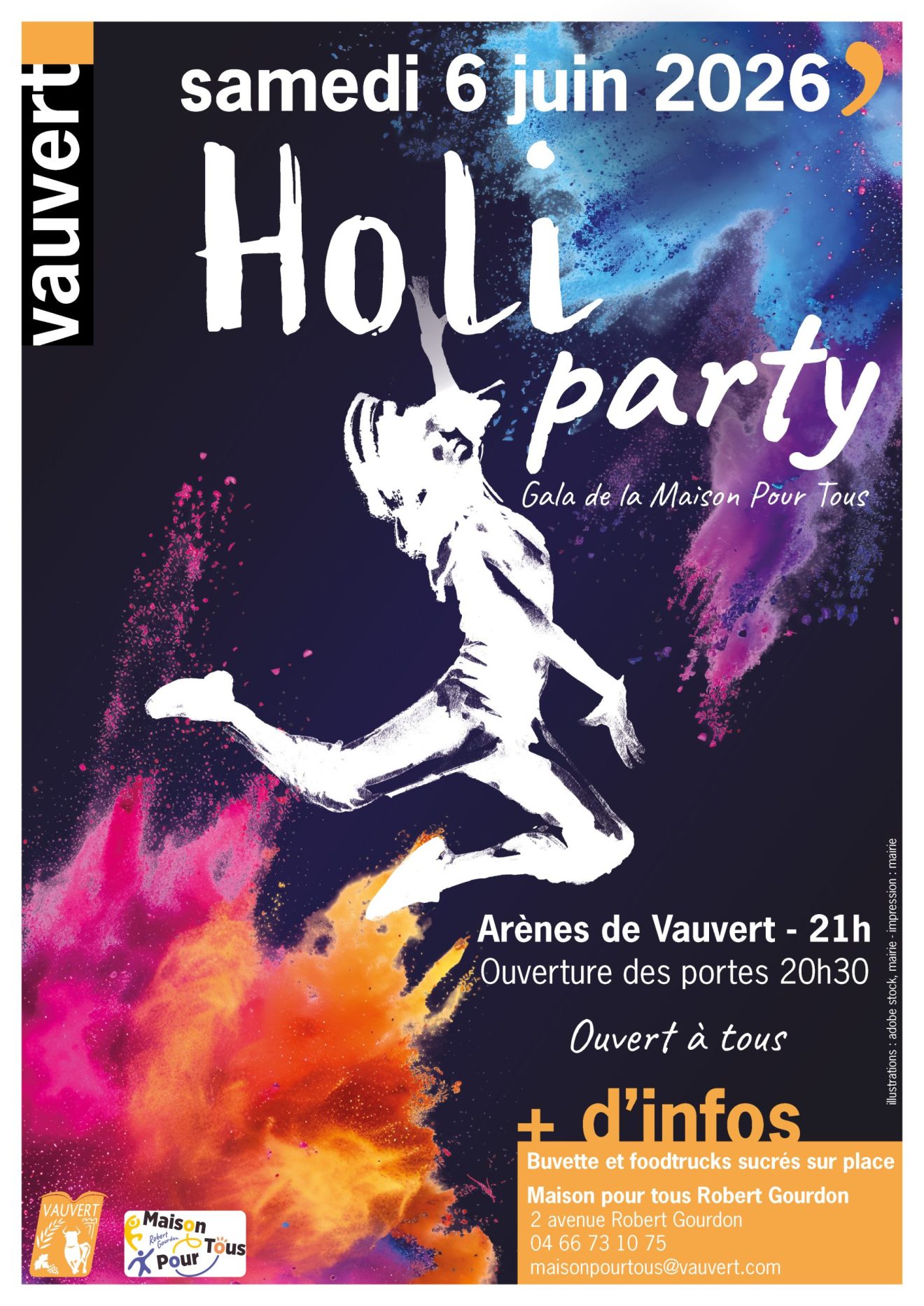 Gala de Danse - Holi Party - 06 juin à Vauvert