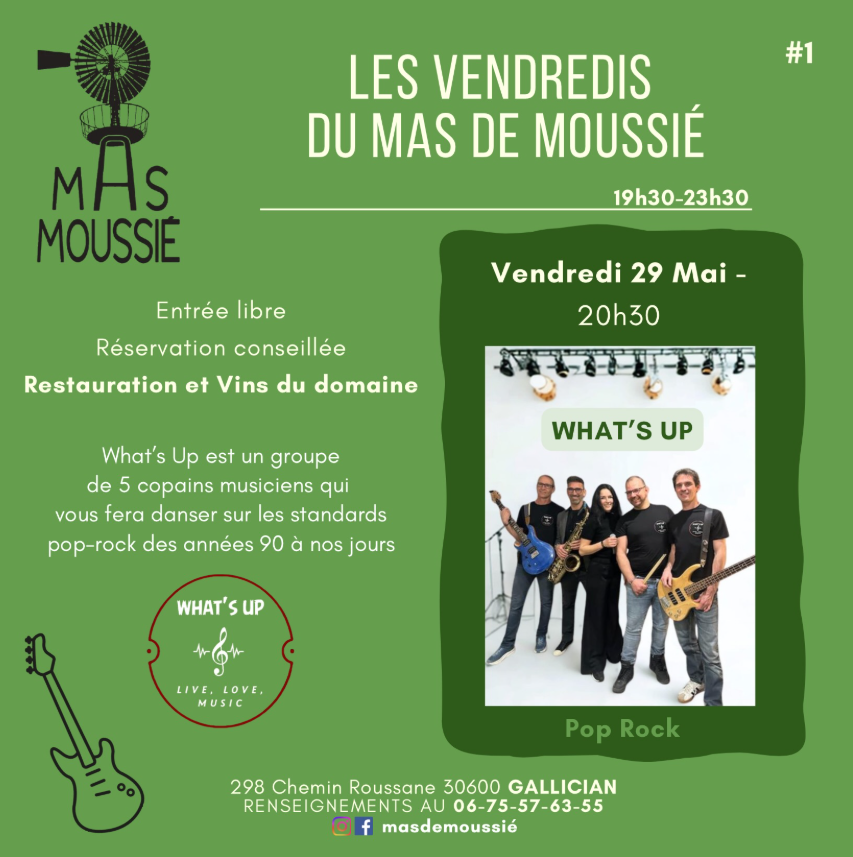 Les vendredis du Mas de Moussié à Gallician