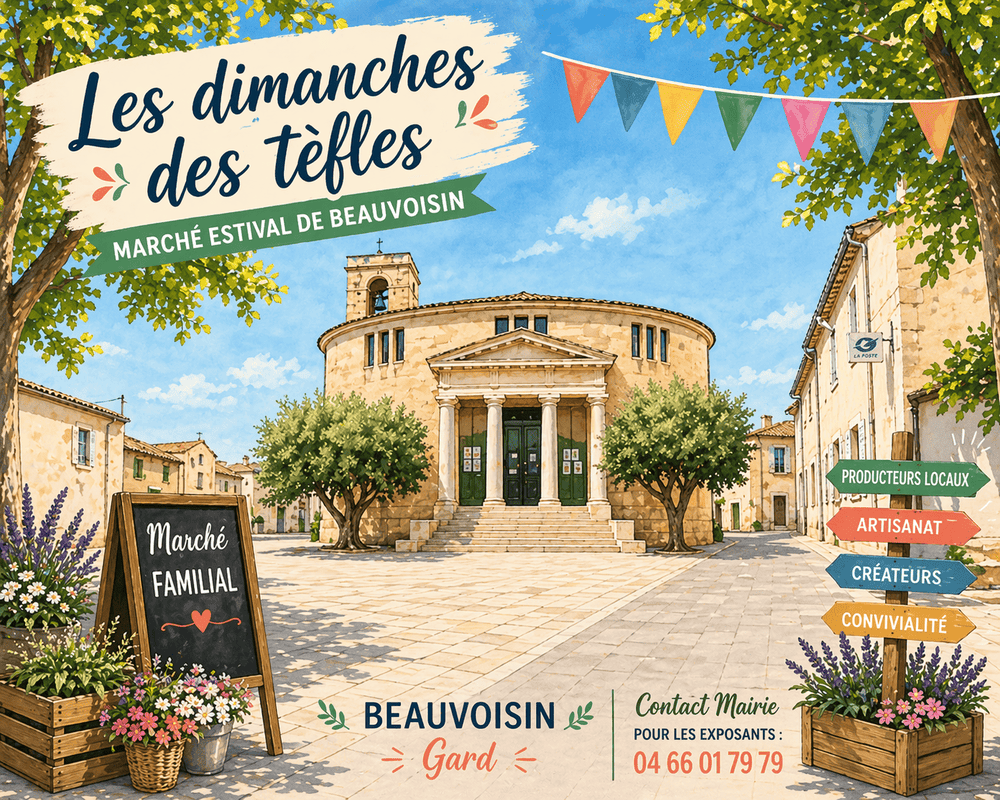 Le dimanche des Tèfles - Marché dominical estival