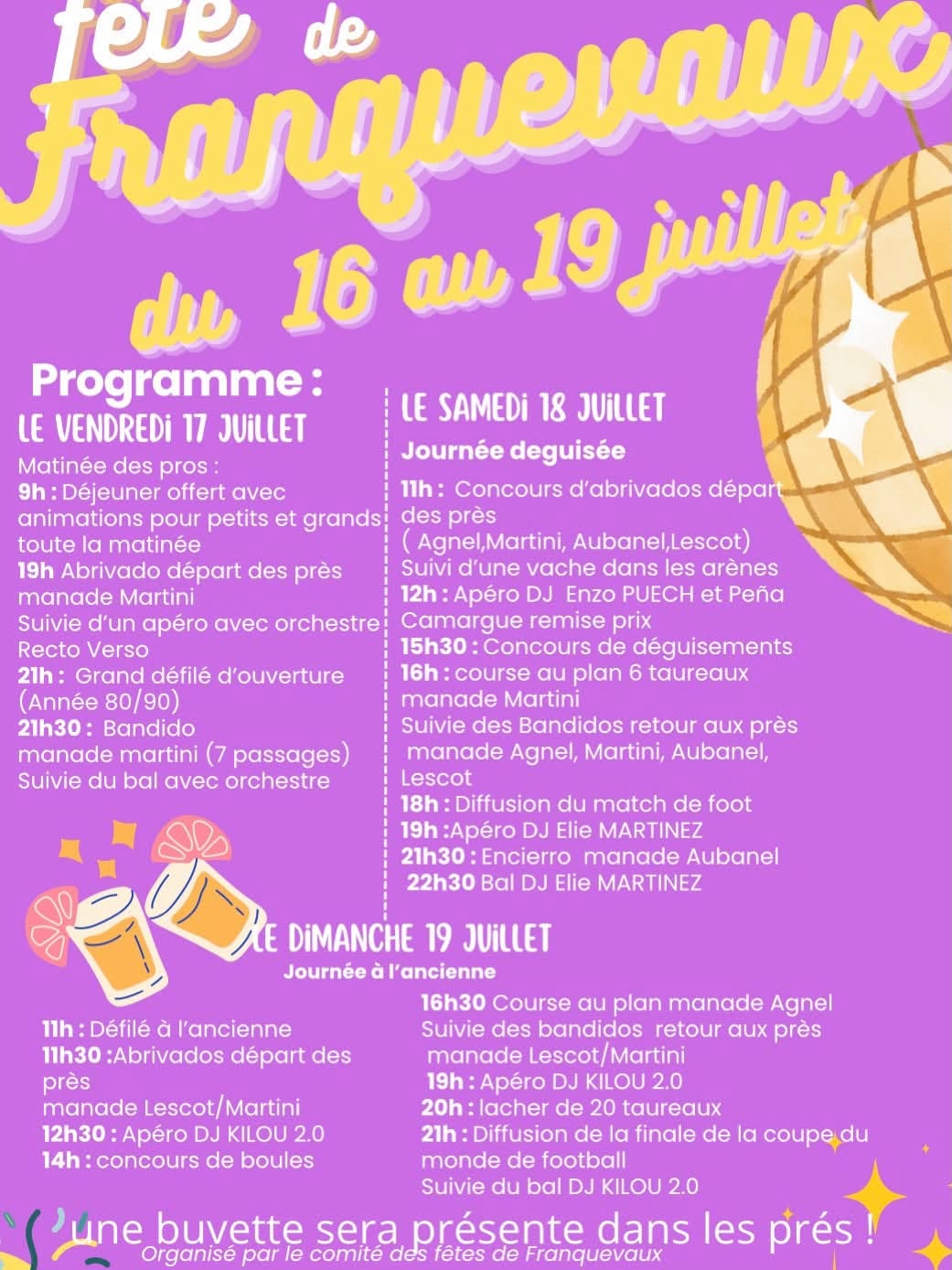 Fete votive Franquevaux 2026