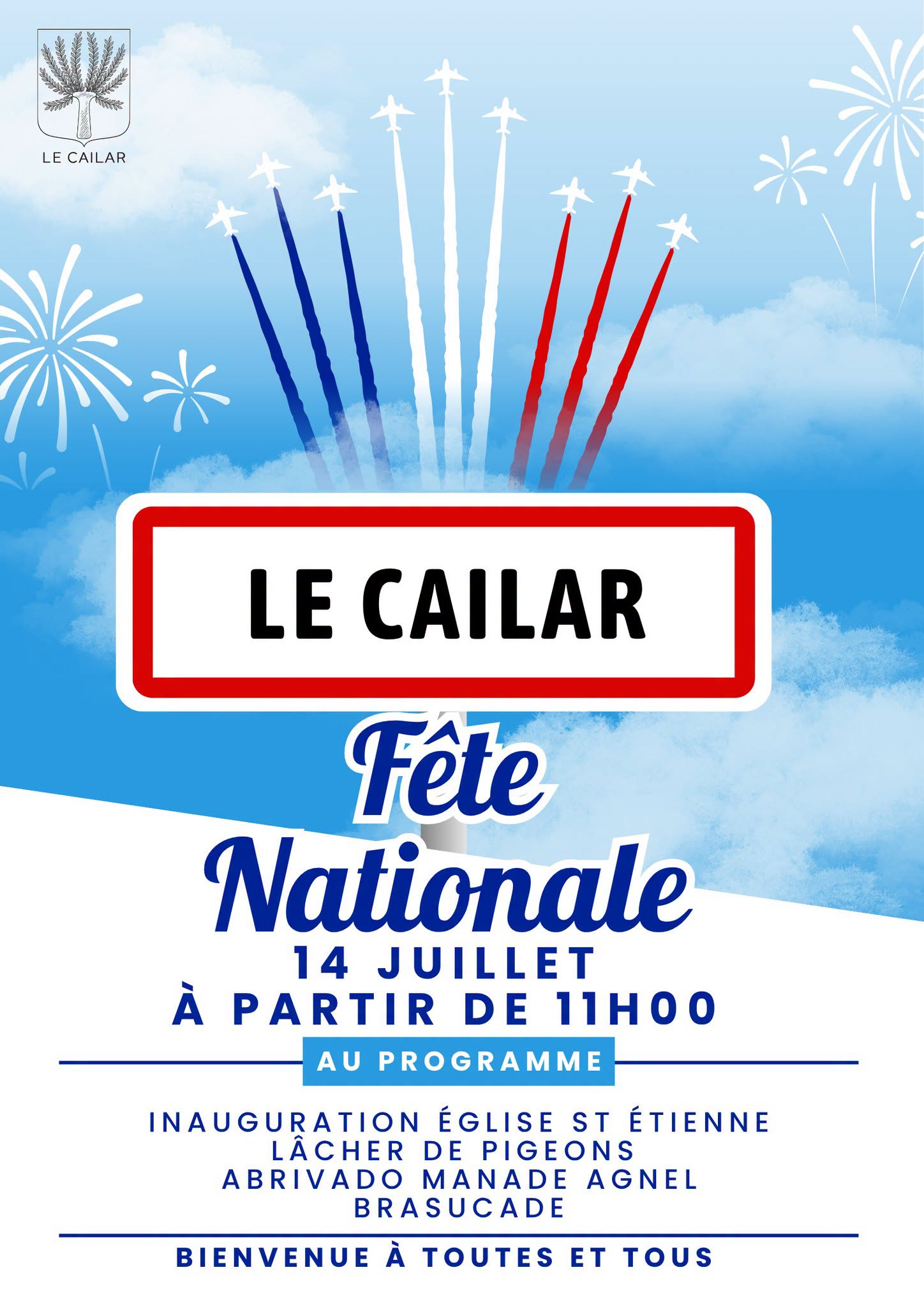 Fete nationale 14 juillet  le Cailar