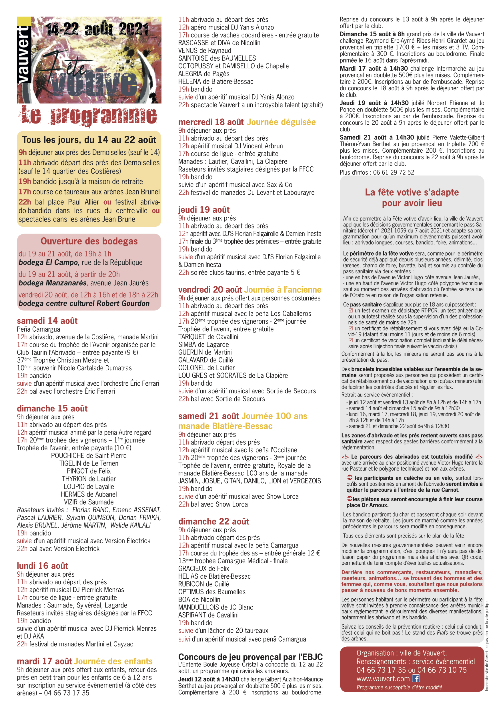 Vauvert votive festival
