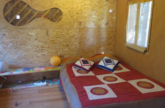 dormitory room natural welcome double bed