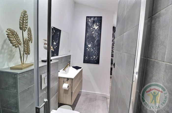 the gîtes of the chapel in vauvert bathroom