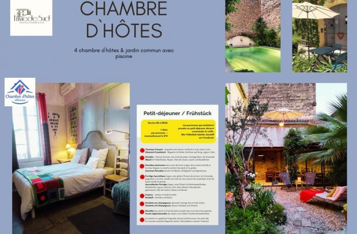 Bed and Breakfast Envie de Sud Vauvert