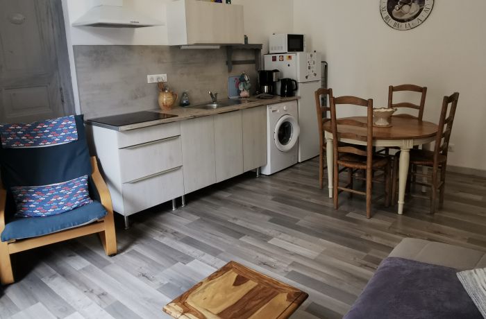 rental the gîtes under the olive tree gîte le Castellas in vauvert kitchen